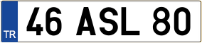 Truck License Plate